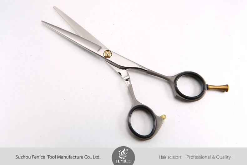 Fenice Private Label Stainless Steel Shears 6 Inch Hair Cut Scissors for Hairdressers