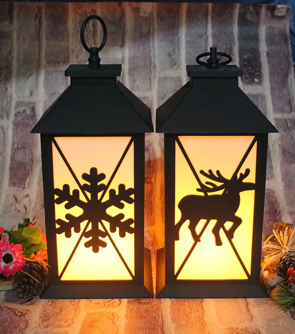 Natural Fire Led Hurricane Lantern Are Used For Family Gatherings And