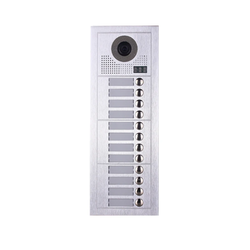 Multi Apartment Building Video Audio Door Phone Intercom Entry Systems