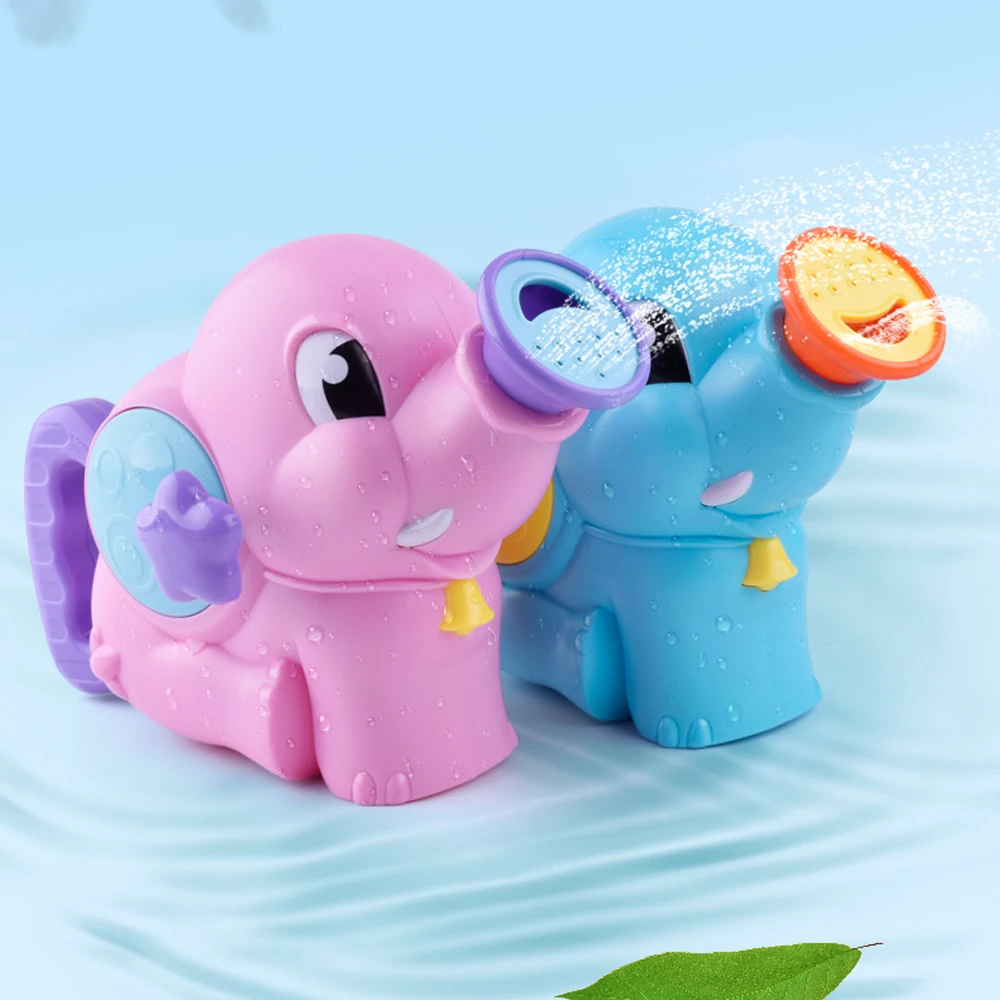 Cartoon Elephant Toy Tool Plastic Kids Children Baby Watering Pot Shower Bath T 