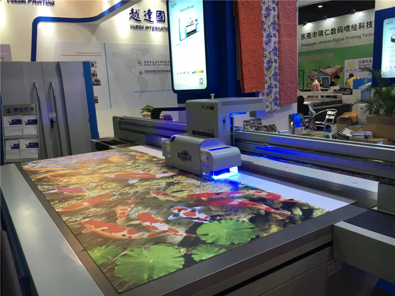 High efficeincy 3d glass uv flatbed printing machine in Chinese Factory