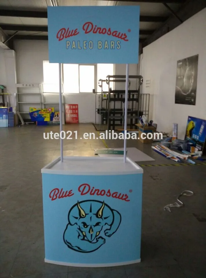 lightweight advertising promotion stand for advertising portable exhibition retail display tablemade from Shanghai Youte