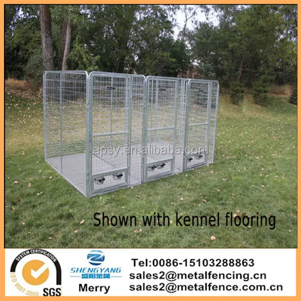 4 X 8 X6 Multiple Modular Welded Wire Professional Kennel Dog