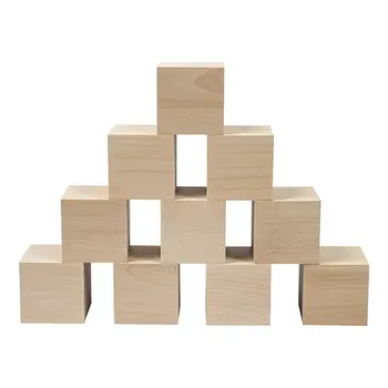 wooden cubes large
