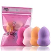 Wholesale 4pcs mini makeup powder puff sponge set make up beauty sponge set