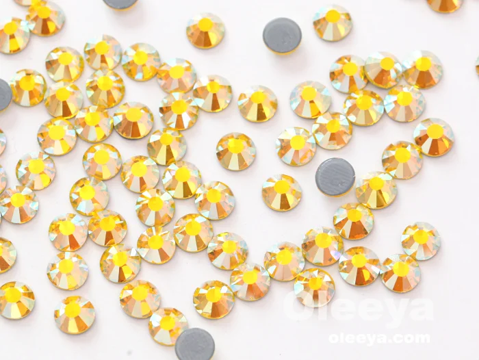 Wholesale High Quality Crystal AB Navette Fancy Shape Hot Fix Rhinestones Fat Back Iron on Stones for Garment Accessories