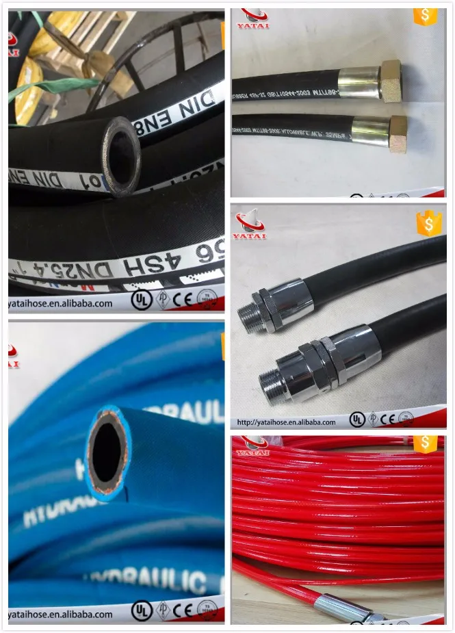 Wholesale Hydraulic Hose Manufacturer 1sc 2sc High Pressure Wire Braid Hydraulic Hose