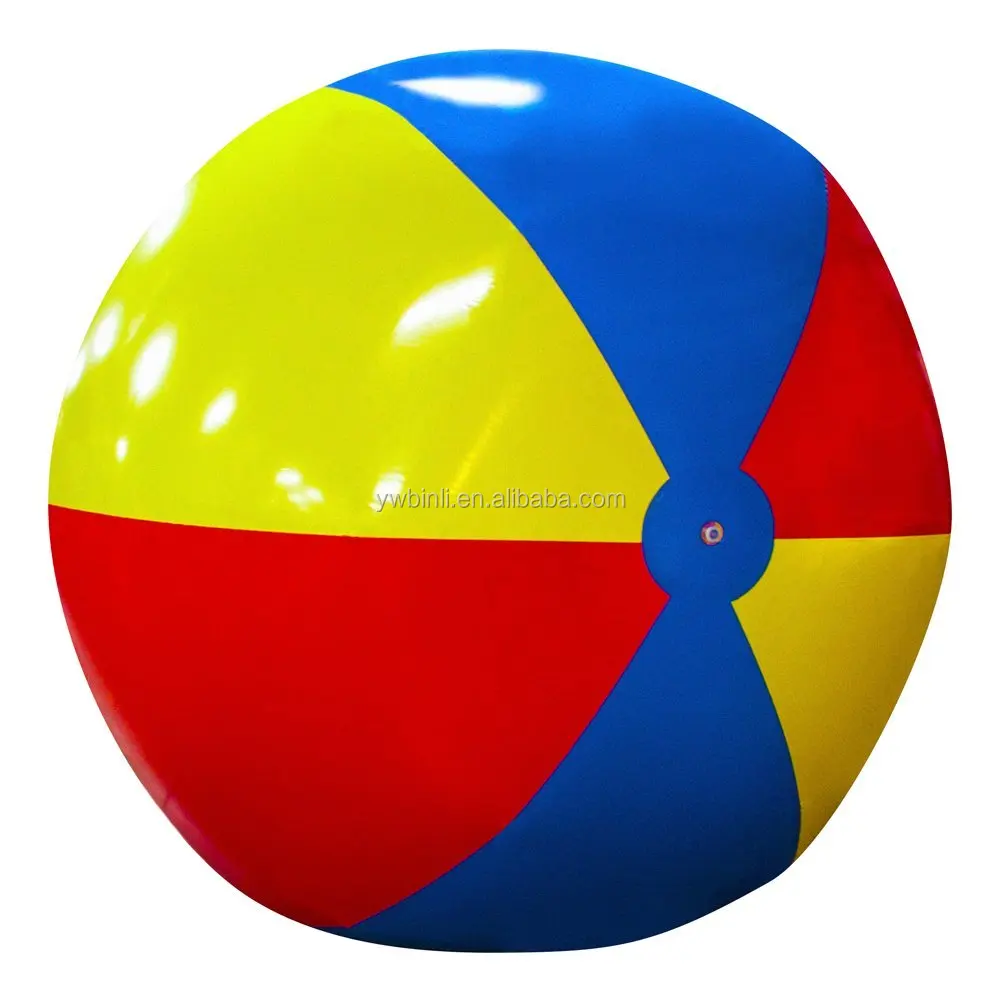 Rainbow Color 200cm Diameter Inflatable Crowd Ball Durable Giant Size