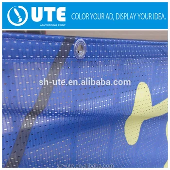 One Way Vision See Through Outdoor Mesh Fabric Banner Wholesale