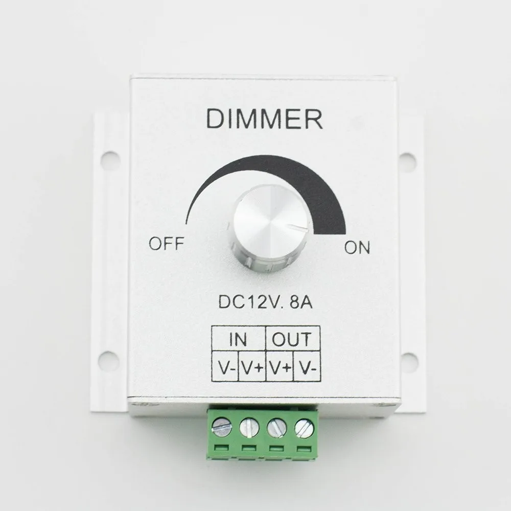 Dc 12 Volt 8 Amp Pwm Led Dimmer For Led Lights Or Ribbon Lights Buy Pwm Led Dimmer,8 Amp Pwm
