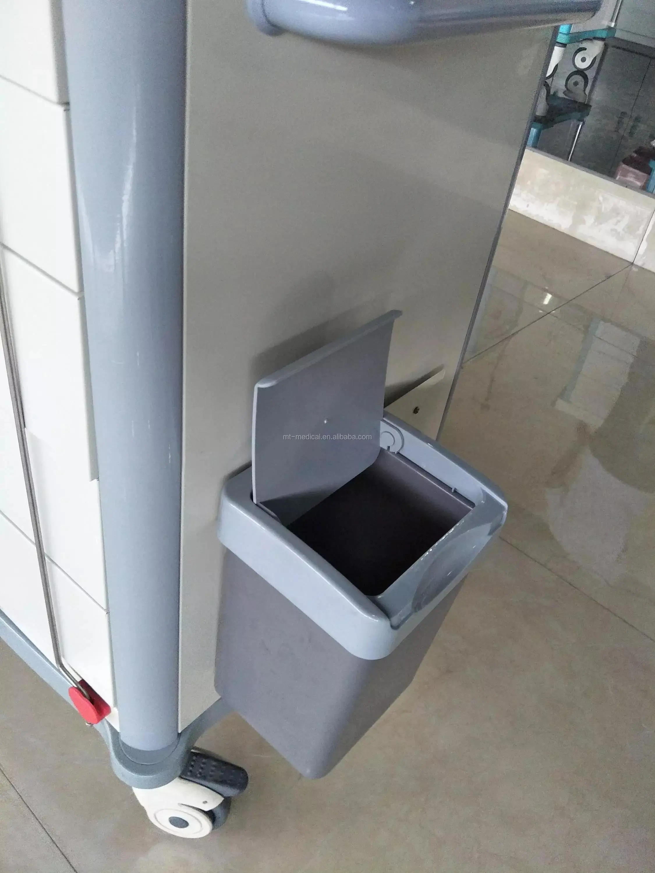 Chinese Manufacturer Hospital Equipment ABS Mobile Medical Trolley Crash Cart