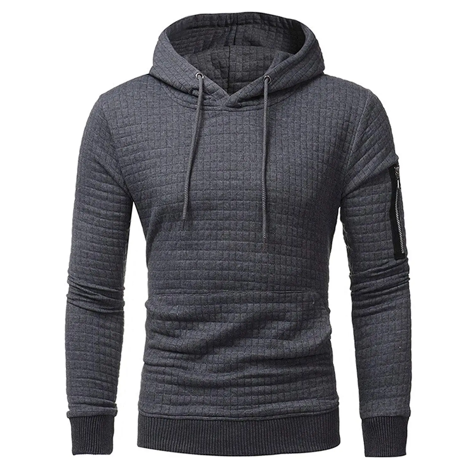 UUYUK Men Casual Long Sleeve Lightweight Zip up Hoodie Sweatshirts Jacket