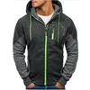 men's plain sport hoodies with pocket zipper up model hoodies