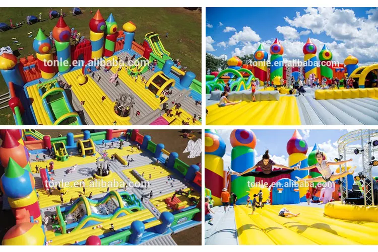 World's Biggest Bounce House,Largest Inflatable Theme Park For Adults