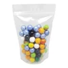 clear zipper top package bag nut food stand plastic pouch for ice candy pouch sealing bag