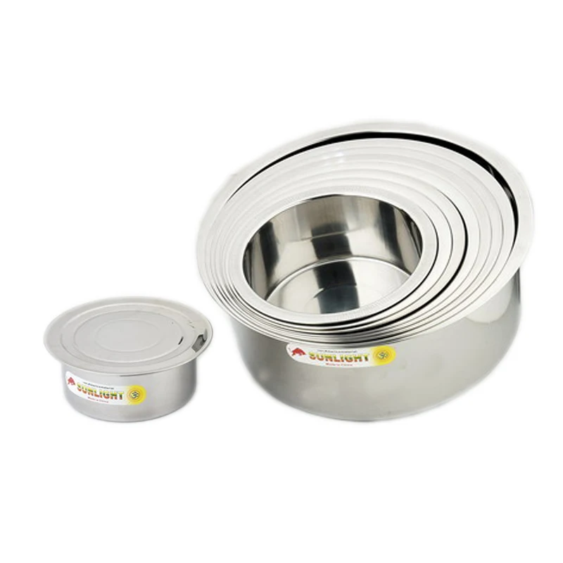 Direct Factory Stainless Steel Cookware Set Thailand Indian Pot With