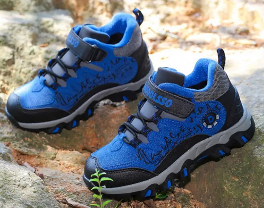 2017 Winter Children Climbing Boots Hiking Shoes For Kids Fashion