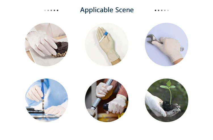 powdered disposable gloves