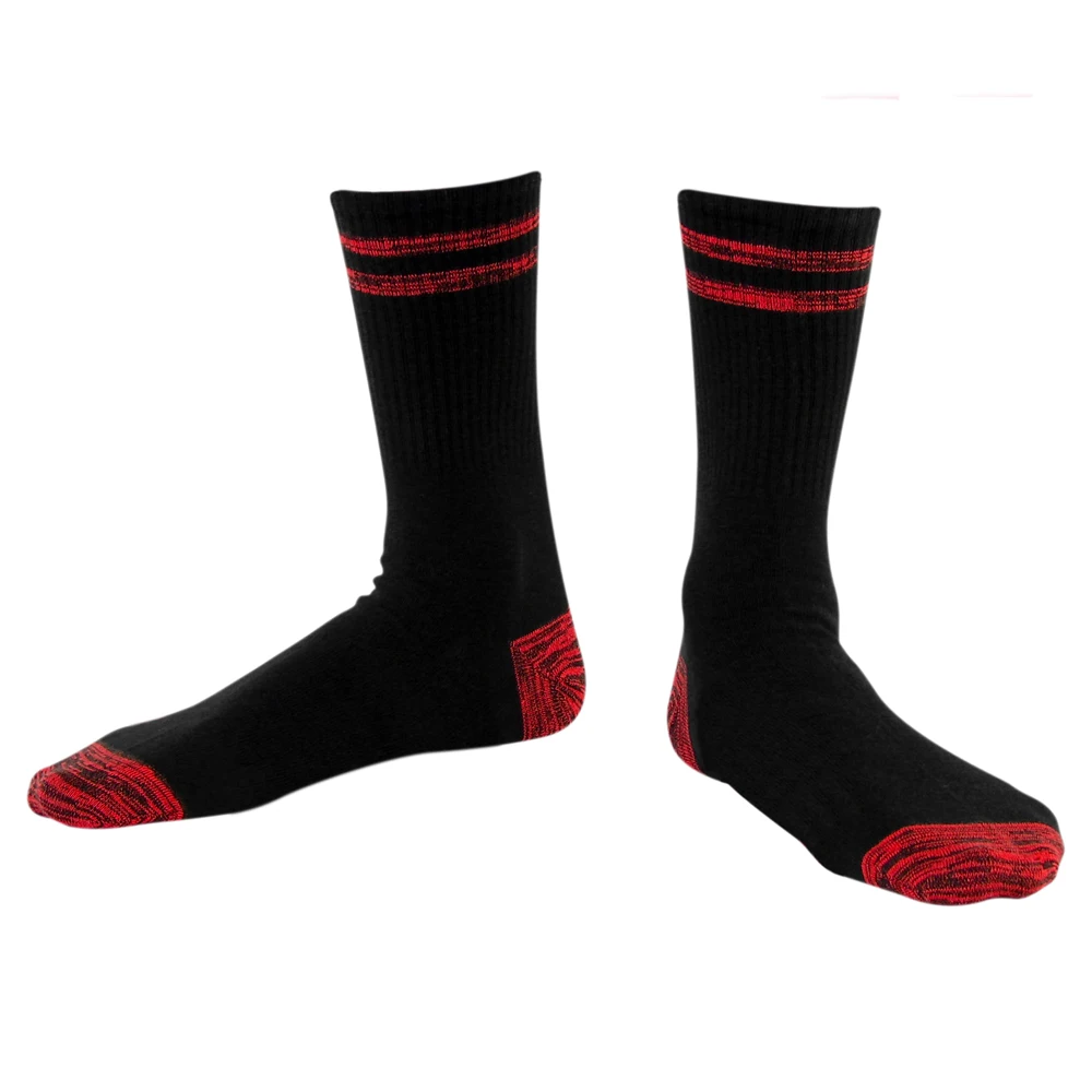 Retro Tube Sock Men'S Socks Combed Cotton Breathable Sweat Mens Athletic Cozy Crew Socks