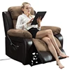 Modern European Style Recling Micro fiber Fabric Leather Reclining One Seater Single Seat Living Room Manual Recliner Sofa