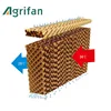 Multi span greenhouse cooling with cooling pad, commercial greenhouse ventilation