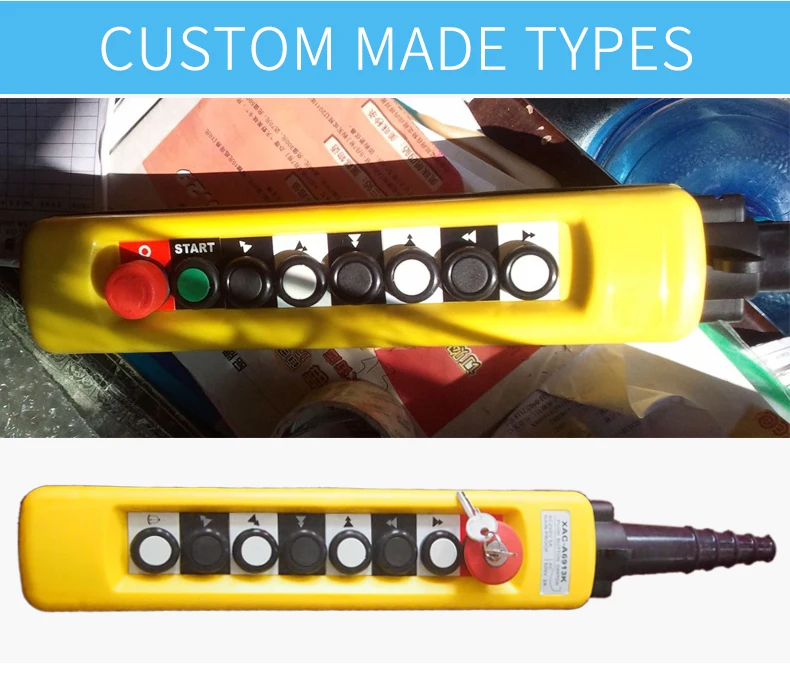 Two-Speed Electric Hoist Crane Lifting Button Driving