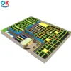 New design kids indoor trampoline park,bungee jumping trampoline with safety net