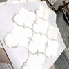 big lantern design star white with shell waterjet mosaic
