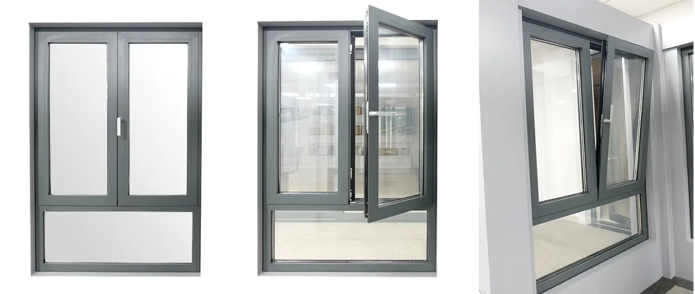 product best price yiju iot double glazed tempered glass casement aluminium windows-63