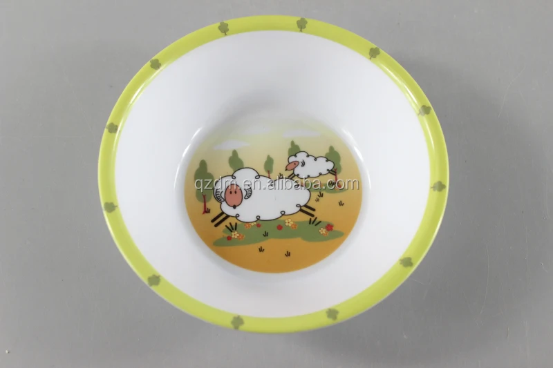 5.5inch melamine Dinner bowl for kids sheep print
