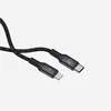 MOMAX PD3.0 Fast charge 2.2m Wire Braided Data Cable Mobile Phone Type-C Turning L Charging Cable