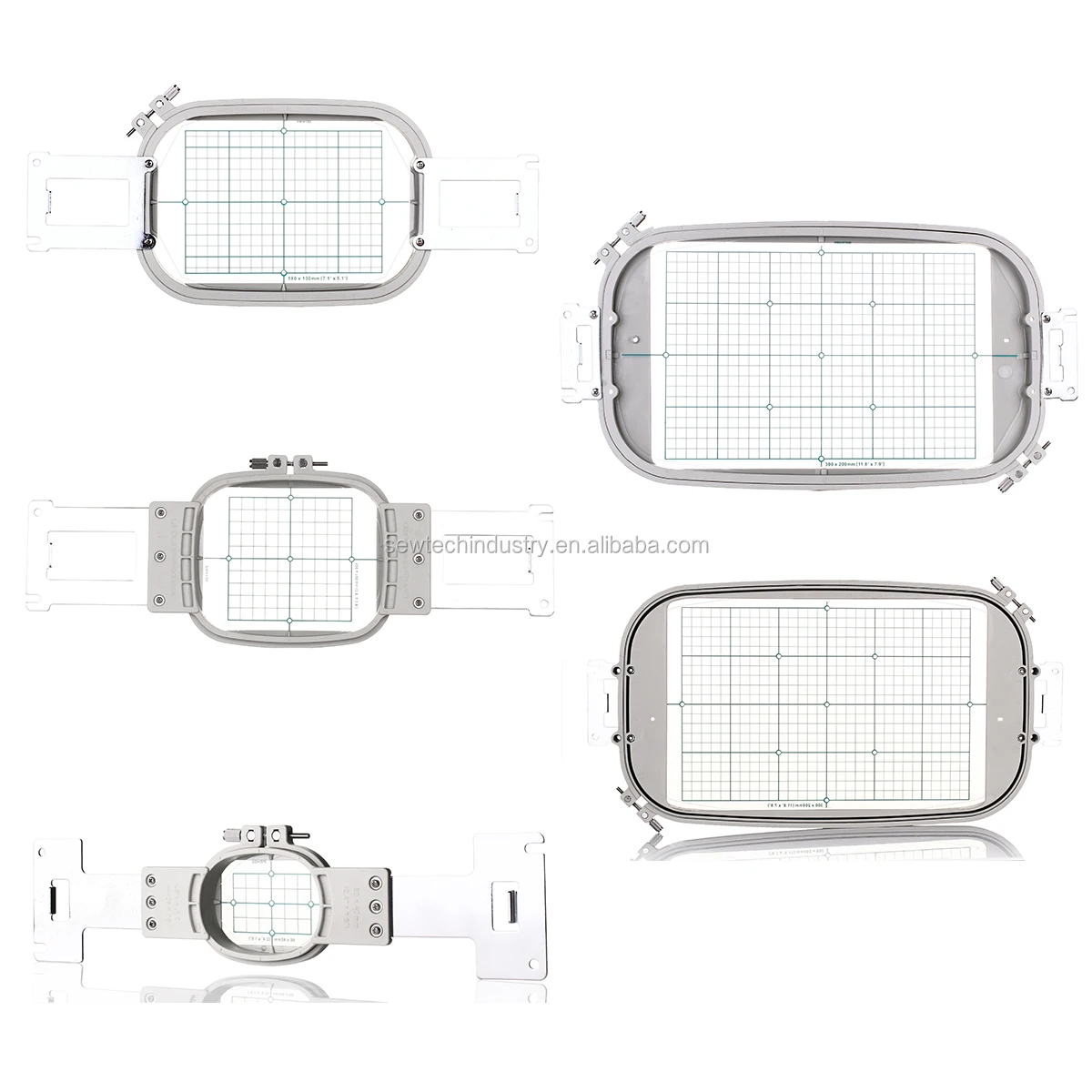 5 PCS Embroidery Hoop for Brother PR # PRH60 PRH100 PRH180 PRH300 PRF300