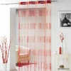 String/fringe net curtains with beautiful emboidery rideau long ready to hang up