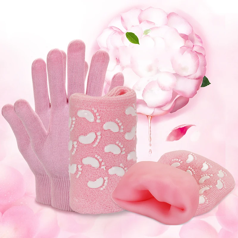 
gel glove and gel sock for hands foot mask beauty care 