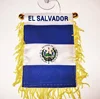 Custom Mini EL SALVADOR Flag for car mirror