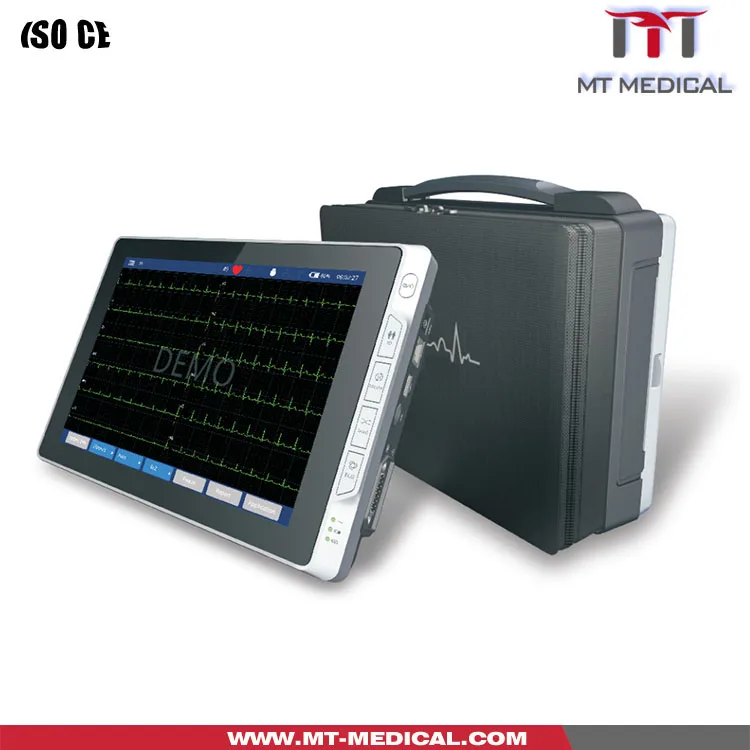 6 Channel Handheld Digital System ECG Machine With WiFi, Built-in Scanning Gun