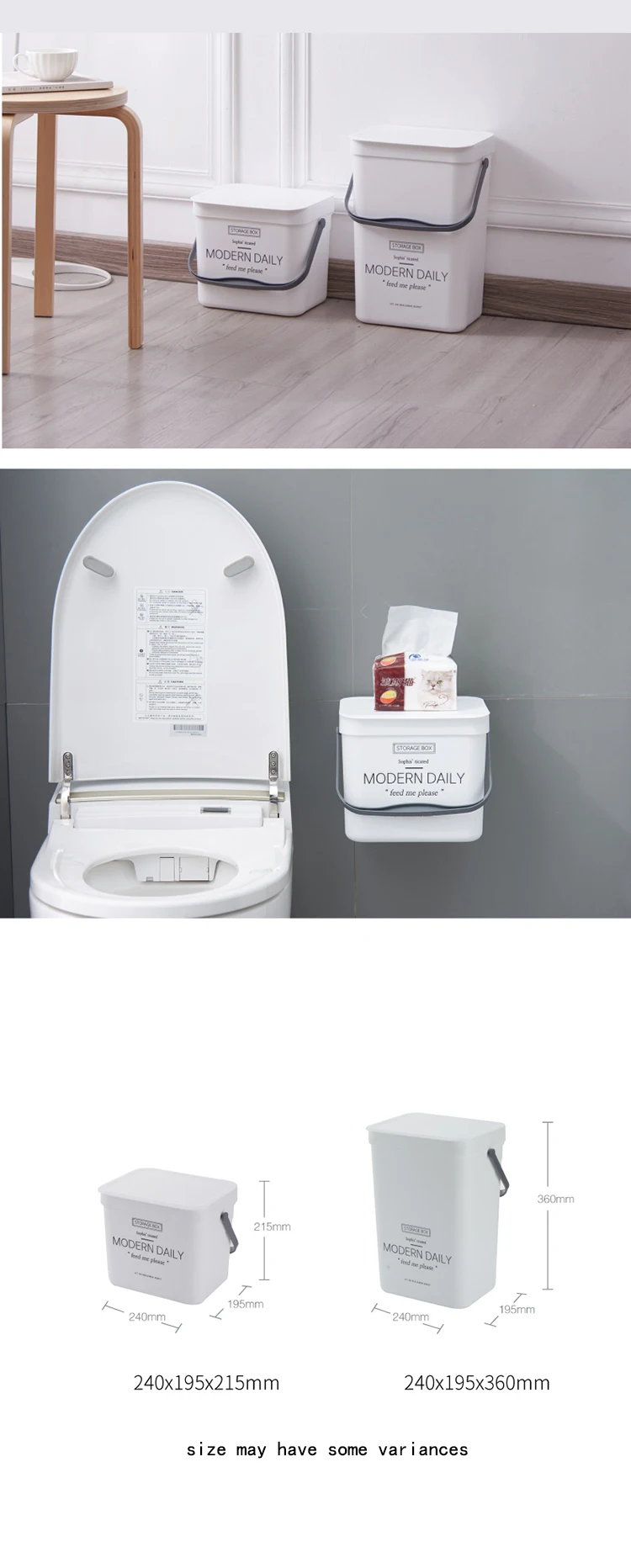 Trade Guarantee Small Bathroom Trash Can Wall Mounted Plastic Waste Bin Product On Trade Guarantee Small Bathroom Trash Can Wall Mounted Plastic Waste Bin Product On