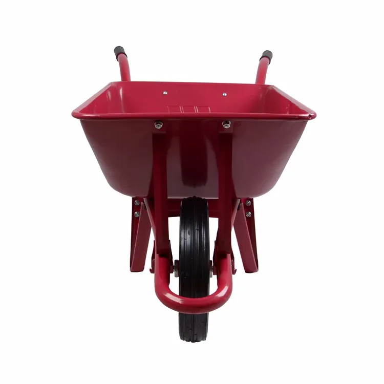 High Quality Low Cost New Design Croft One Wheel Red Jeep Wheelbarrow