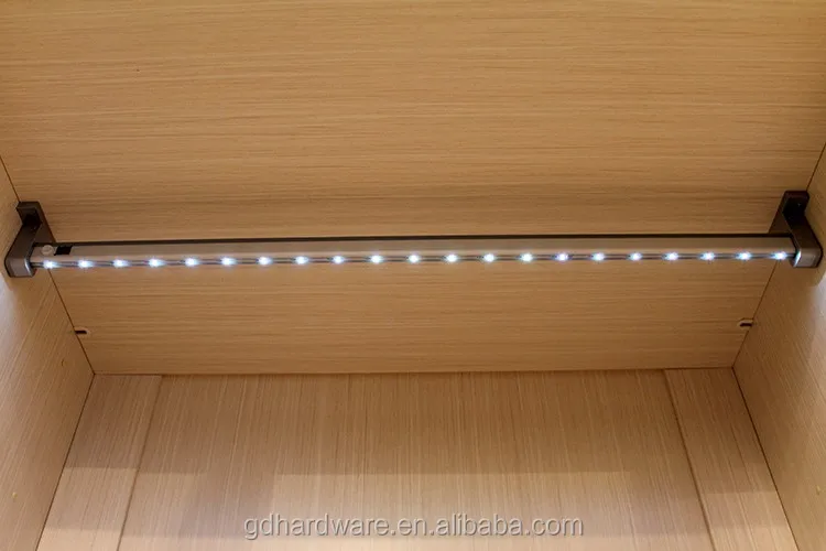 Led Motion Sensor Wardrobe Hanger Bar Light For Walk In Closet Buy