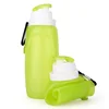 Portable Healthy Silicone Kids Foldable Foldable Water Bottle