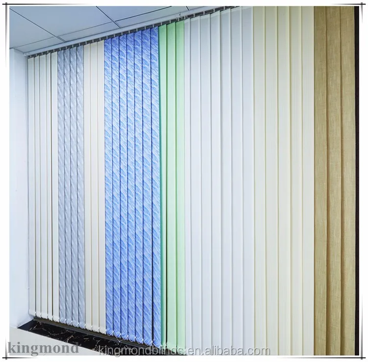 89cm Blinds Slat Pvc Chinese Folding Vertical Sheer Blinds For Sale