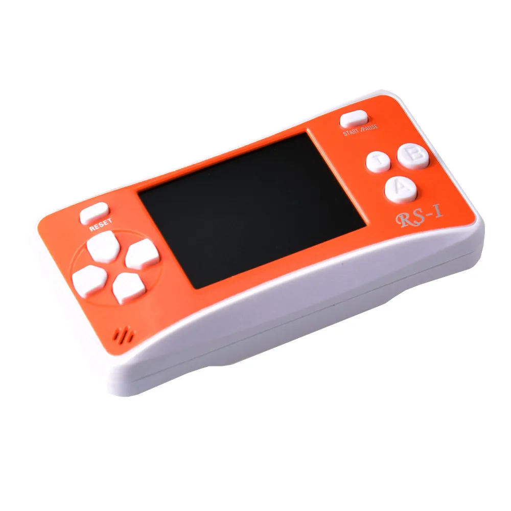 Orange / White 152 In 1 2.5" Lcd Portable Handheld Build In Classic