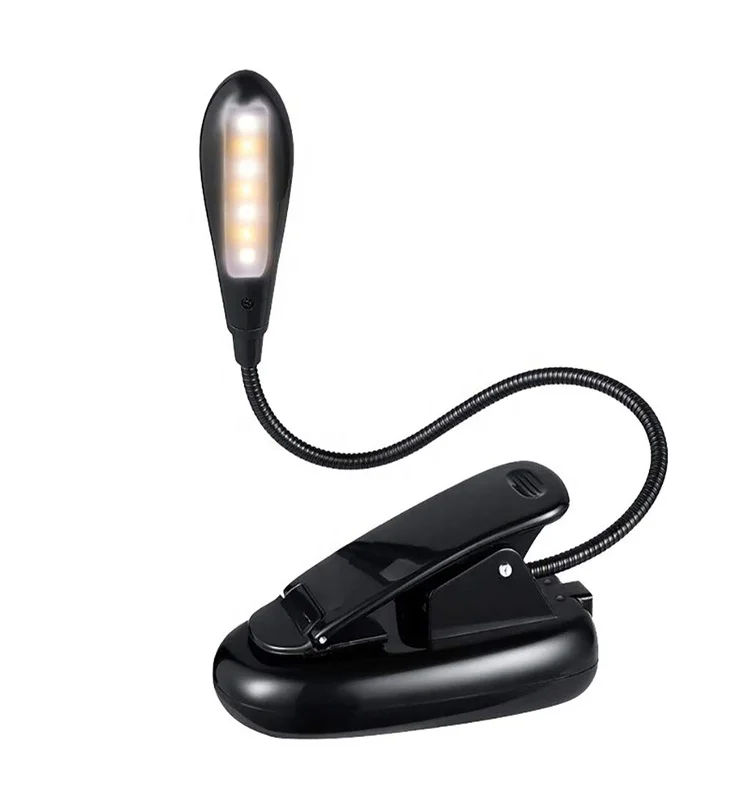 Rechargeable 7 Led Book Light Eyecare Clip Reading Lights Mini