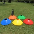 10PCS Sport Football Soccer Rugby Speed Training Disc Cone Cross Track Space Marker Outdoor Sports Cross