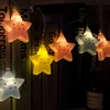 Battery Operated Ramadan Lantern Star LED Light String for Home Decoration