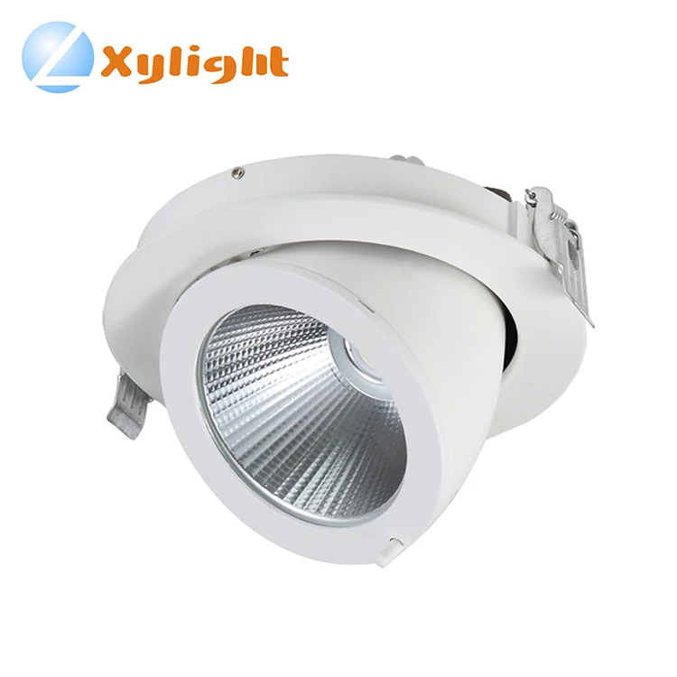 8 inch led retrofit recessed rotating spot light lamp wall wash scoop cob led gimble light downlight