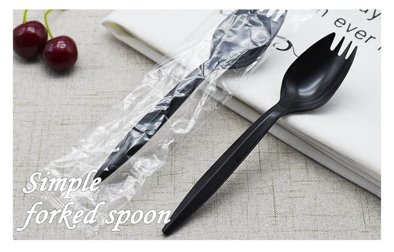 High Quality Individually Wrapped Spork Biodegradable Mini Bulk Plastic Spork Compostable Spork