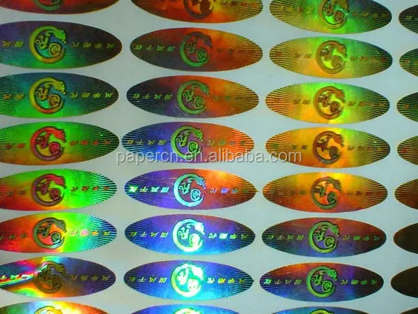 Customized hologram 3 d label/sticker for Shampoo