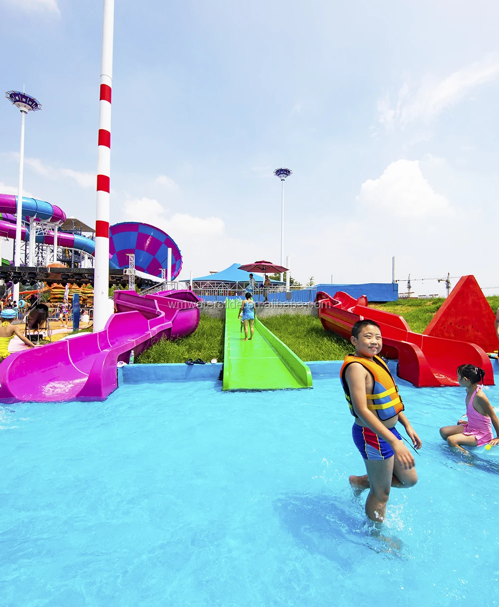 water park children slide tube used fiberglass water slide for