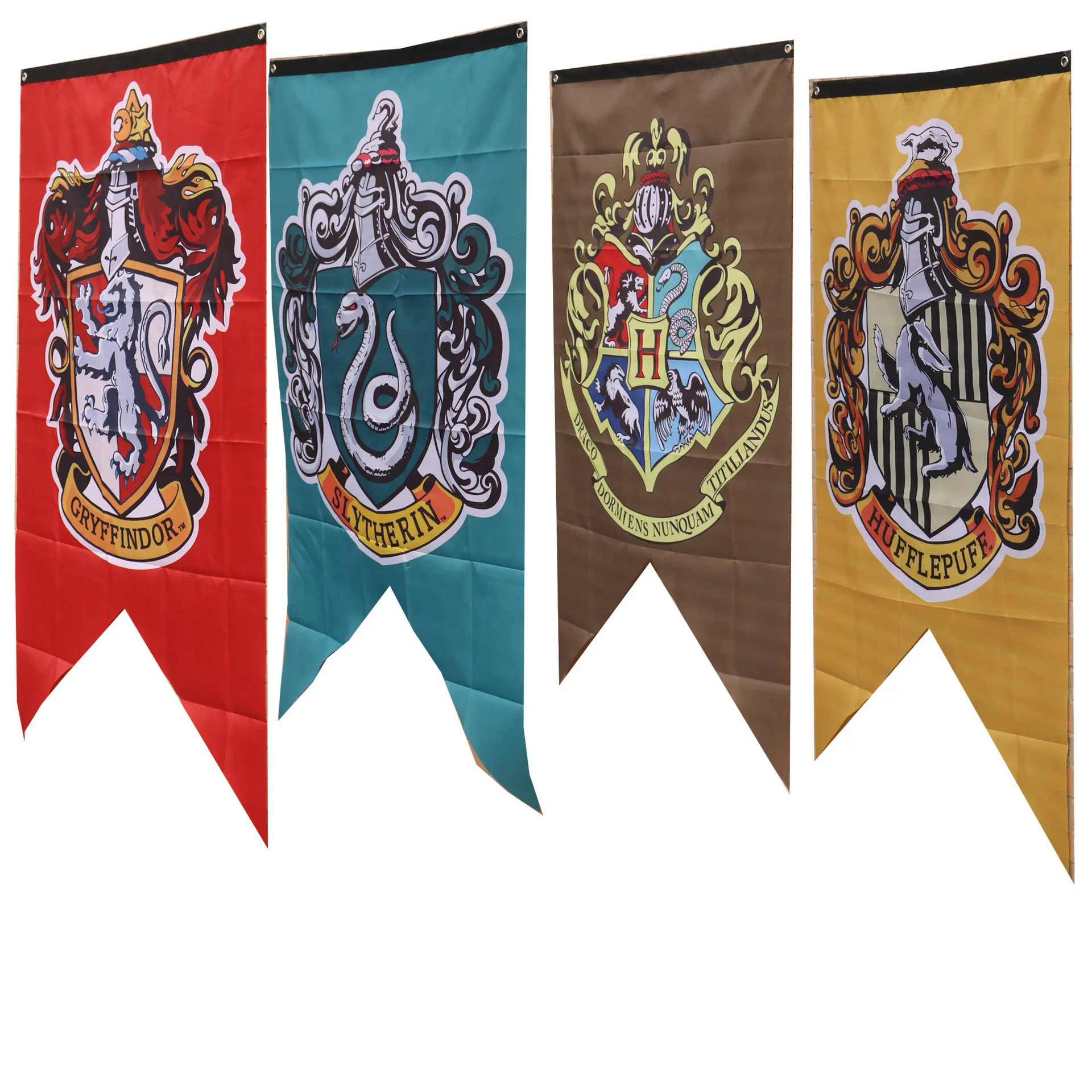 Harry Potter Hogwarts House Crests Outdoor Flag (30" By 60